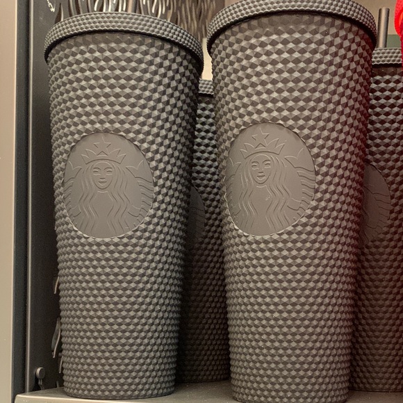 LIMITED EDITION STARBUCKS MATTE BLACK TUMBLER - Picture 2 of 5